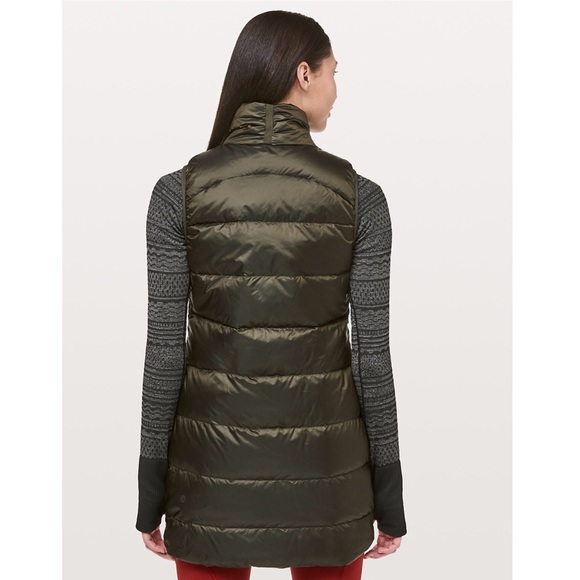 Lululemon NWT All Days Vest in Dark Olive Size 8 - Picture 3 of 8